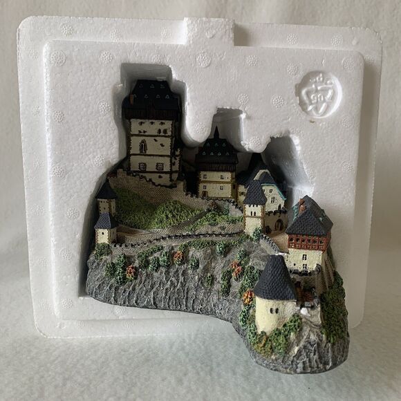 Vtg Danbury Mint Karlstejn Castle Enchanted Castles Of Europe Czech Republic - Picture 2 of 12